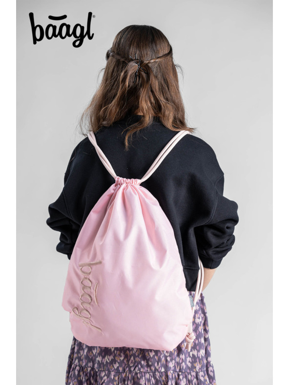 BAAGL  BAAGL КОМПЛЕКТ 3 Skate max Кремава: раница, моливник, торбичка