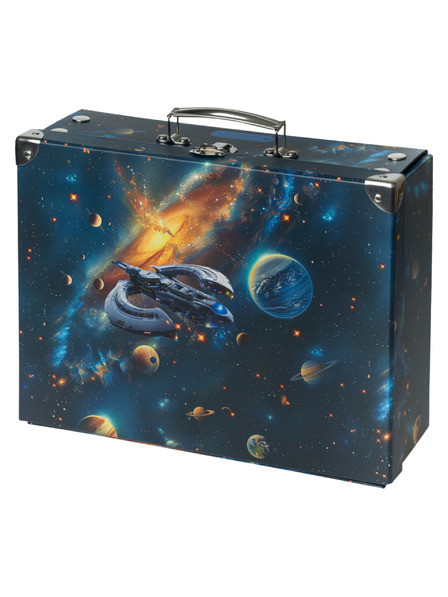 BAAGL  BAAGL Сгъваем училищен куфар Космос с метални елементи