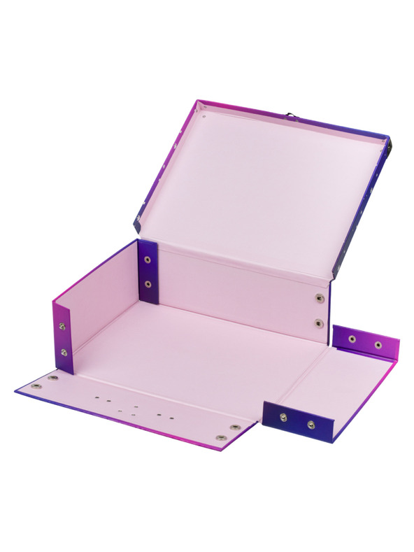 BAAGL  BAAGL Сгъваем училищен куфар Коне Сърце с метални елементи