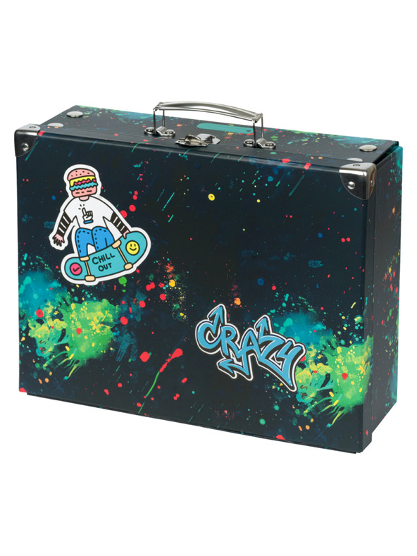 BAAGL  BAAGL Сгъваем училищен куфар Chill с метални елементи