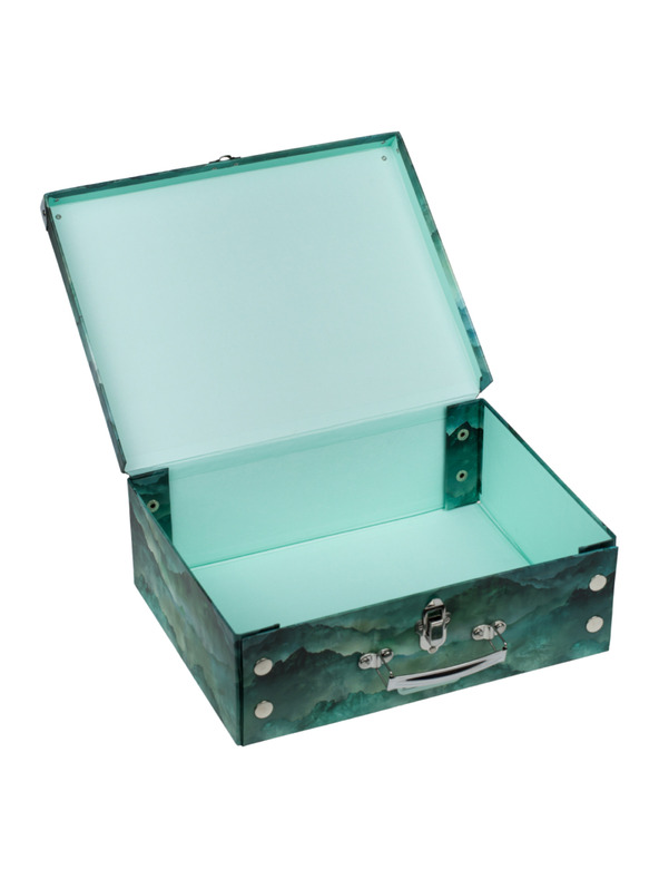 BAAGL  BAAGL Сгъваем училищен куфар Дино с метални елементи