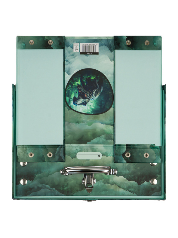 BAAGL  BAAGL Сгъваем училищен куфар Дино с метални елементи