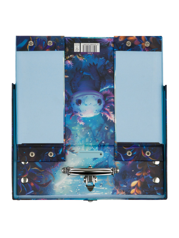 BAAGL  BAAGL Сгъваем училищен куфар Аксолотъл с метални елементи