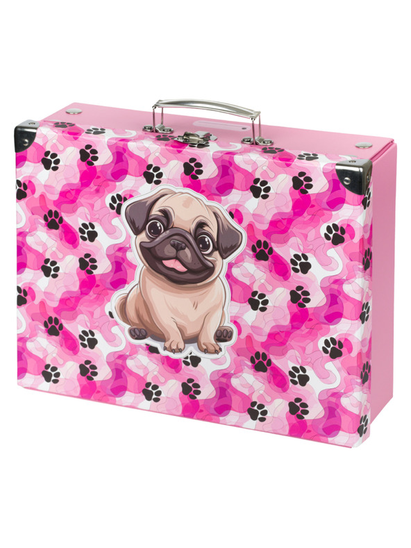 BAAGL  BAAGL Сгъваем училищен куфар Лапи с метални елементи