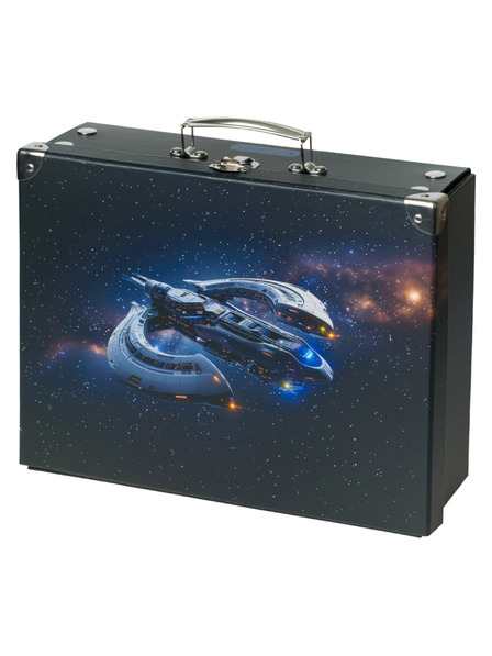 BAAGL  BAAGL Сгъваем ученически куфар Космически кораб с метални елементи