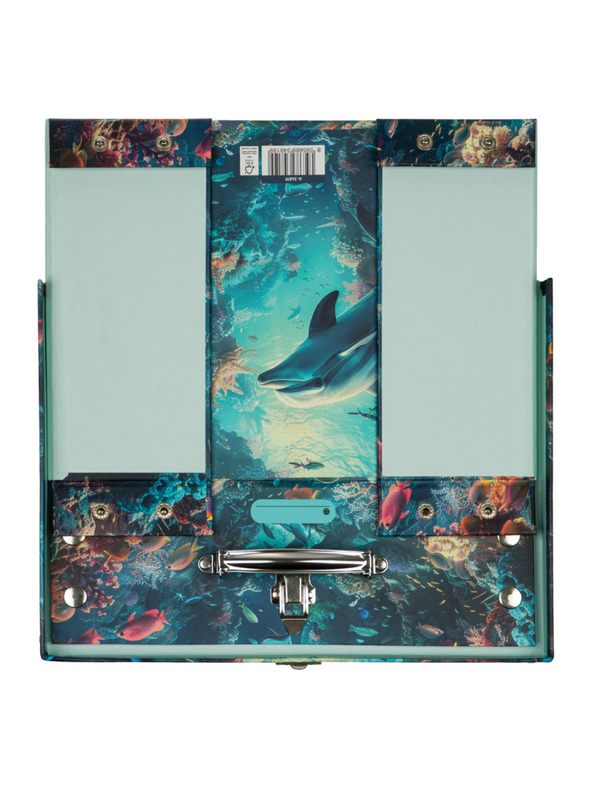 BAAGL  BAAGL Сгъваем училищен куфар Делфин с метални елементи