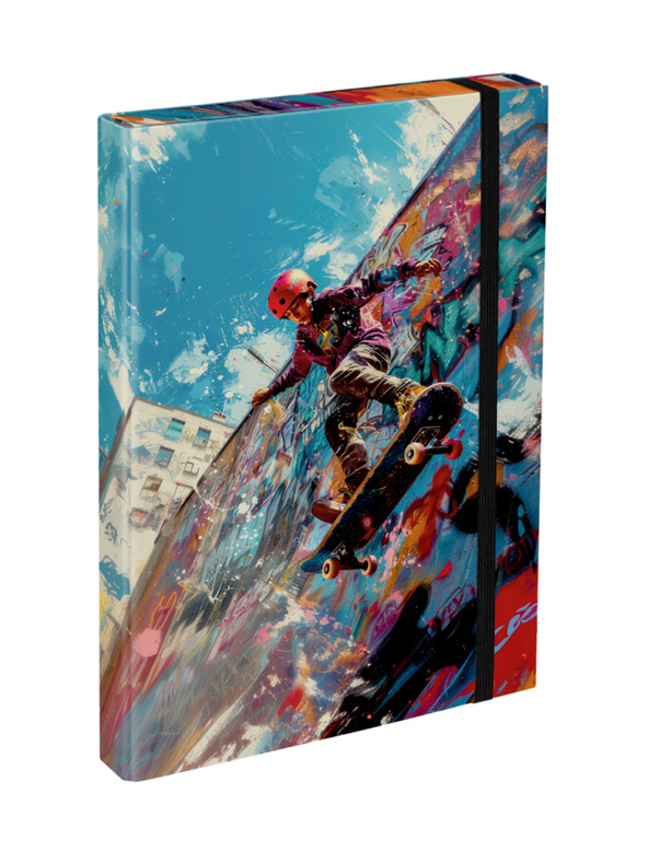 BAAGL  BAAGL Папка за училищни тетрадки A4 Skatepark