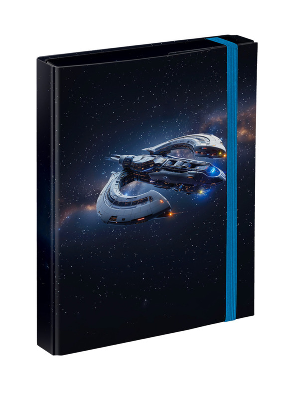 BAAGL  BAAGL Папка за училищни тетрадки A5 Космически кораб