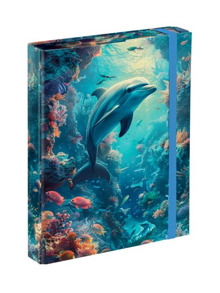 BAAGL  BAAGL Папка за училищни тетрадки A5 Делфин