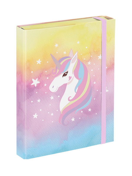 BAAGL  BAAGL Папка за училищни тетрадки A5 Rainbow Unicorn