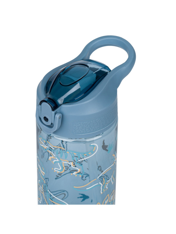 BAAGL  BAAGL Тританова бутилка за пиене с сламка Динозавър 500 мл