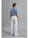 Moodo Бели свободни панталони