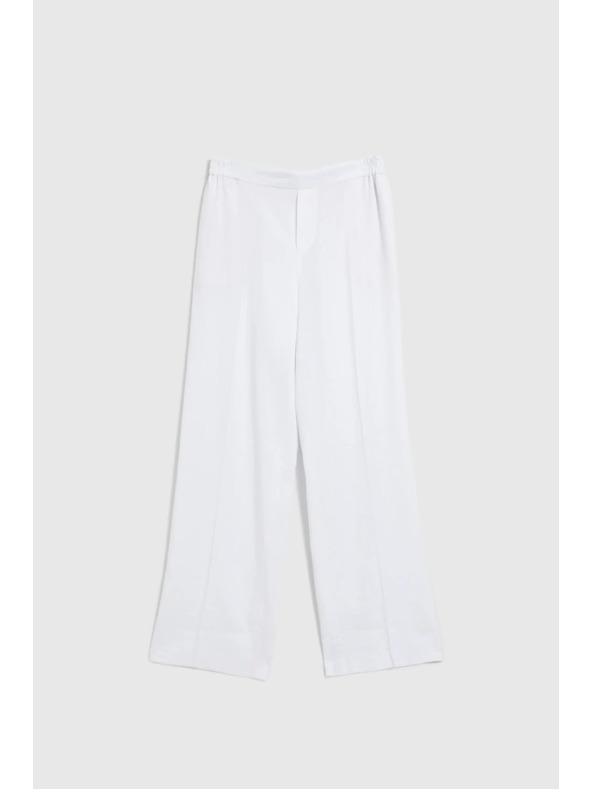 Moodo Бели свободни панталони