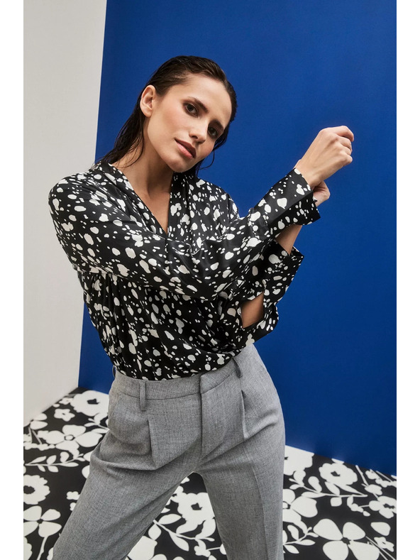 Moodo Блуза с шарка Moodo