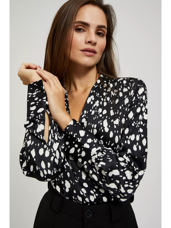 Moodo Блуза с шарка Moodo