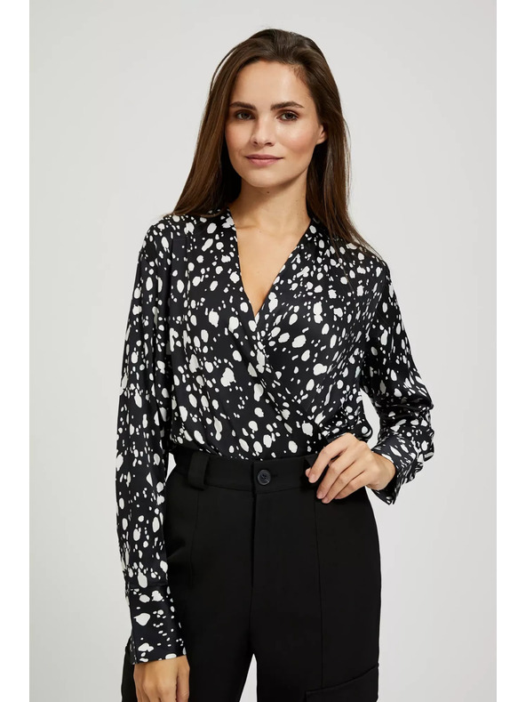 Moodo Блуза с шарка Moodo