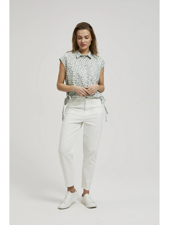 Moodo Щампована блуза с връзване