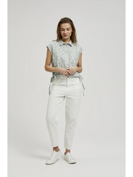 Moodo Щампована блуза с връзване