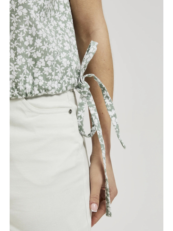 Moodo Щампована блуза с връзване