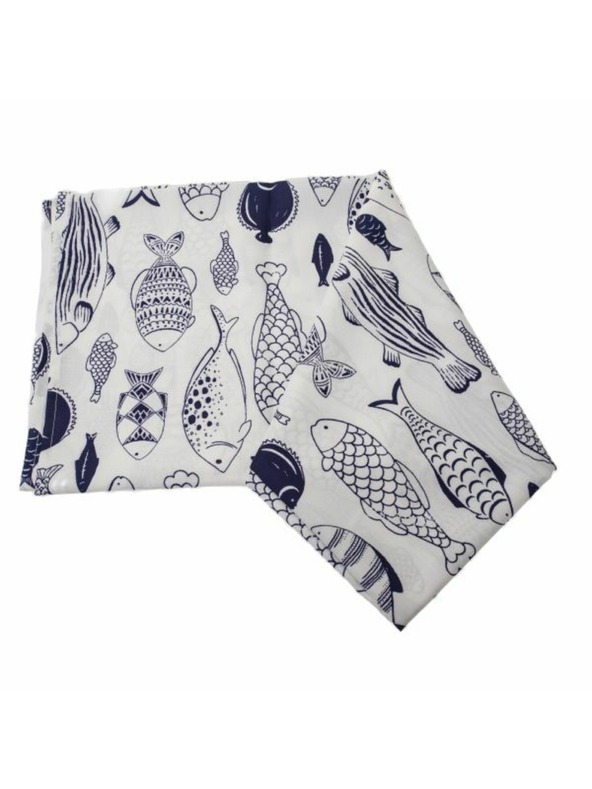 Casa de Engel Водоустойчива текстилна покривка - риби, 6/24