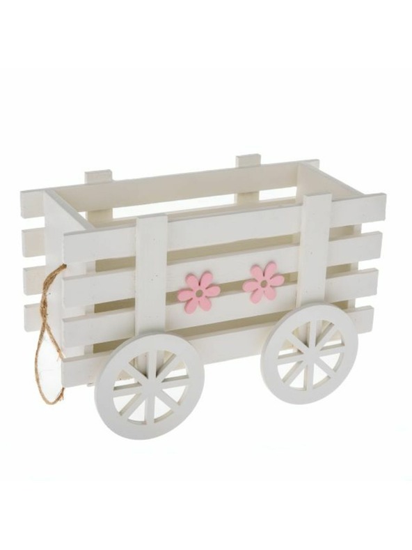 Casa de Engel Дървена кутия - кола, бяла, 0/12