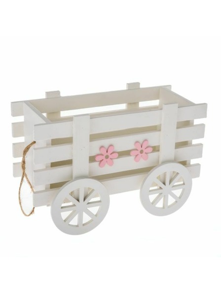 Casa de Engel Дървена кутия - кола, бяла, 0/12