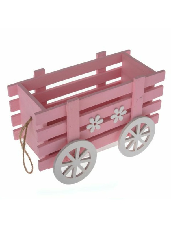 Casa de Engel Дървена кутия - кола, розова, 0/12