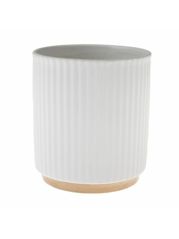 Casa de Engel Керамичен саксиен съд с бамбукова основа, 0/18