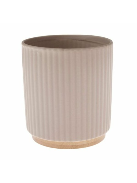 Casa de Engel Керамичен саксиен съд с бамбукова основа, 0/18