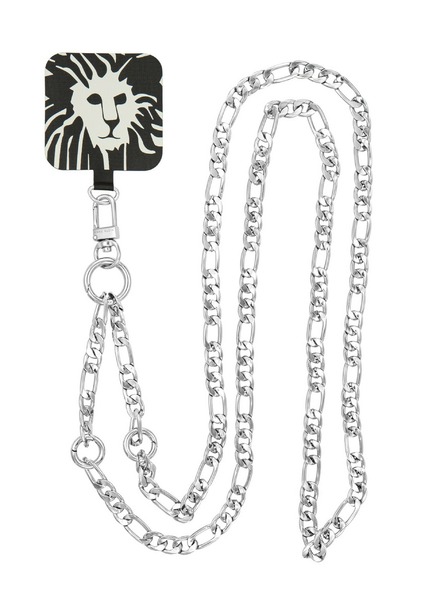 Anne Klein Сребрист мобилен кейс с метална верижка Anne Klein WK/4023SVSV