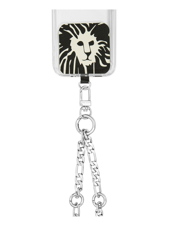 Anne Klein Сребрист мобилен кейс с метална верижка Anne Klein WK/4023SVSV