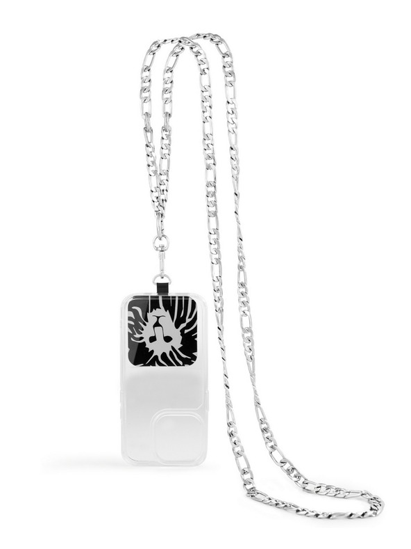 Anne Klein Сребрист мобилен кейс с метална верижка Anne Klein WK/4023SVSV