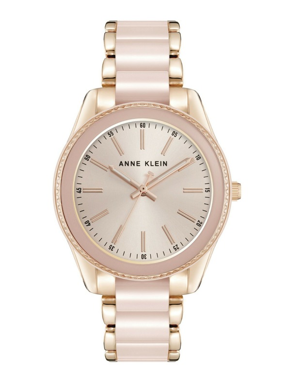 Anne Klein Дамски кръгъл часовник Anne Klein AK/3214LPRG