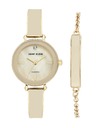 Anne Klein Подаръчен комплект часовник и гривна Anne Klein AK/3620CRST