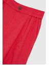 Moodo Червени ленени къси панталони