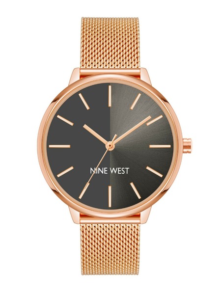 Nine West	 Nine West дамски часовник с кръгла форма NW/1980GYRG