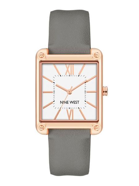 Nine West	 Nine West дамски часовник с правоъгълна форма NW/2116RGRG