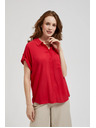 Moodo Червена риза с къс ръкав
