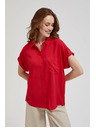 Moodo Червена риза с къс ръкав