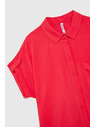 Moodo Червена риза с къс ръкав