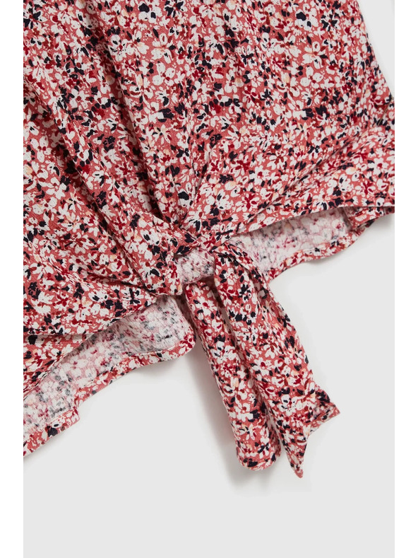 Moodo Розова блуза с връзване