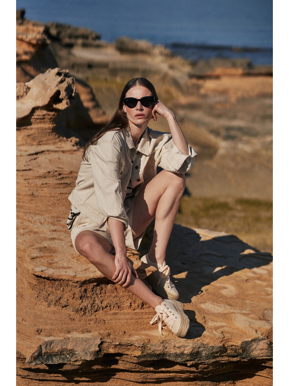 Moodo Кремава дънково яке