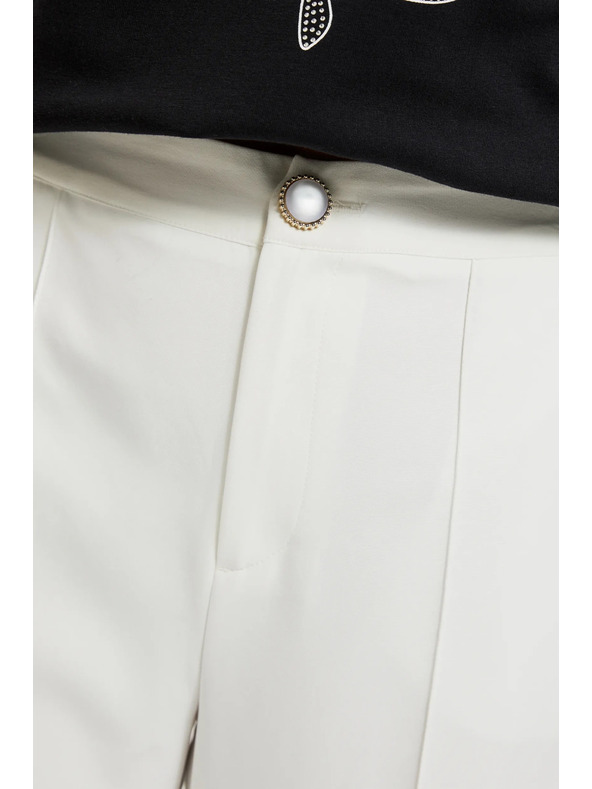 Moodo Бели прави панталони Moodo