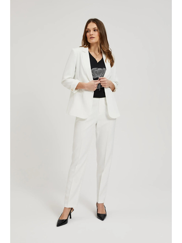 Moodo Бели прави панталони Moodo