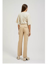 Moodo Бежови панталони с джобове
