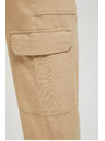 Moodo Бежови панталони с джобове