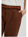 Moodo Кафяви панталони с колан
