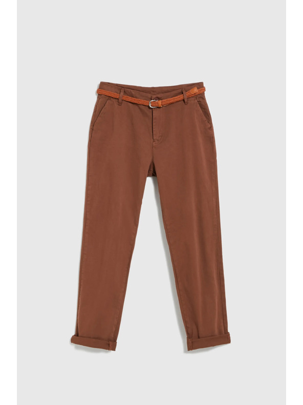 Moodo Кафяви панталони с колан
