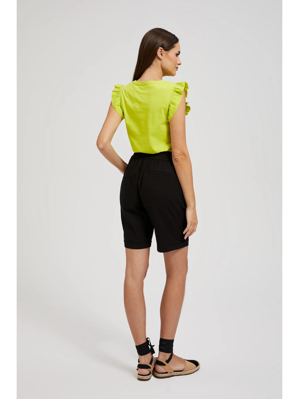 Moodo Черни къси панталони Moodo