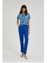 Moodo Синя щампована блуза